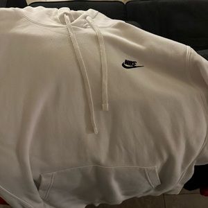 White nike hoodie